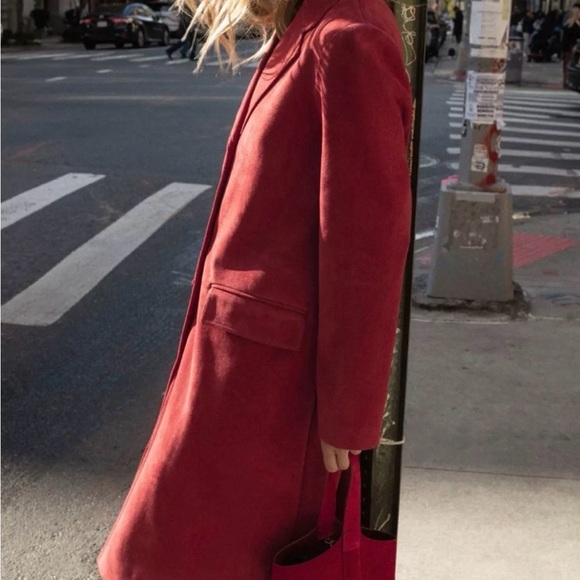 ZARA suede NWT tail coat - Picture 2 of 6